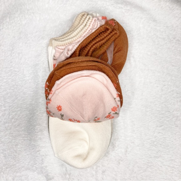 NWT Old Navy Novelty Ankle Socks 6-Pack — Spring Floral Prints - Picture 4 of 5